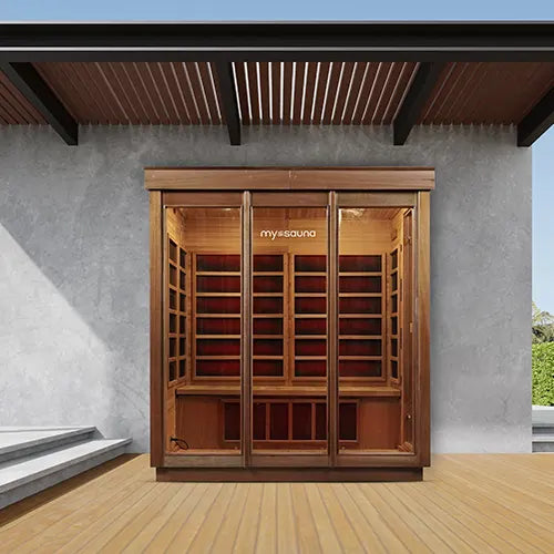 3-4 person outdoor infrared sauna